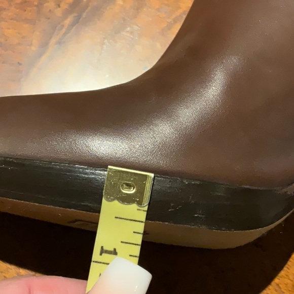 Loro piana womens heeled boots new 39.5 brown leather - Picture 6 of 9